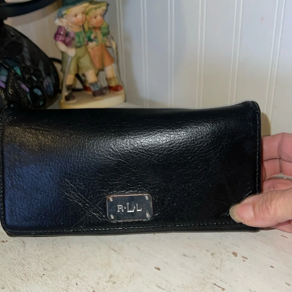 Lauren Ralph Lauren black leather wallet